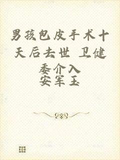 男孩包皮手术十天后去世 卫健委介入